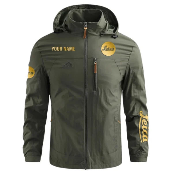 Special Release Personalized Name Leica Photography Waterproof Outdoor Jacket Gift For Photographers BLPT2210240A01LC - ArmyGreen