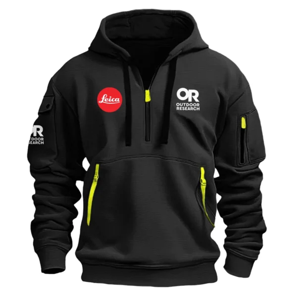 Outdoor Research x Leica Gift For Photographers Hoodie Half Zipper BL2611240A2ORLC - Black