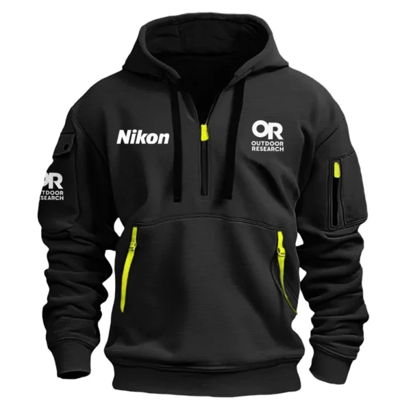 Outdoor Research x Nikon Gift For Photographers Hoodie Half Zipper BL2611240A2ORNK - Black