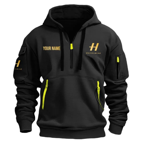Hasselblad Photography Custom Name Gift For Photographers Fashion Hoodie Half Zipper BLPT1411240A1HSBHHZ - Black
