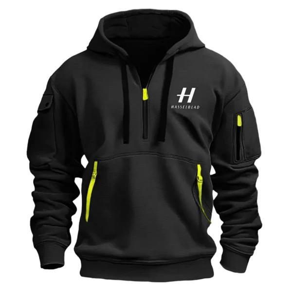 Hasselblad Photography Gift For Photographers Fashion Hoodie Half Zipper BLPV99240AHSBHHZ - Black
