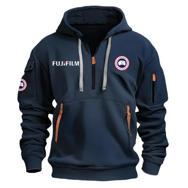 Canada Goose x Fujifilm Gift For Photographers Hoodie Half Zipper Photography BL2611240A2CGFJF - Navy