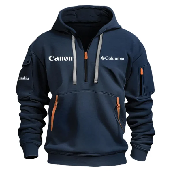Columbia Sportswear x Canon Gift For Photographers Hoodie Half Zipper Photography BL2611240A2CSCN - Navy