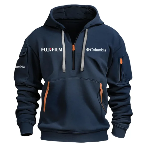 Columbia Sportswear x Fujifilm Gift For Photographers Hoodie Half Zipper Photography BL2611240A2CSFJF - Navy