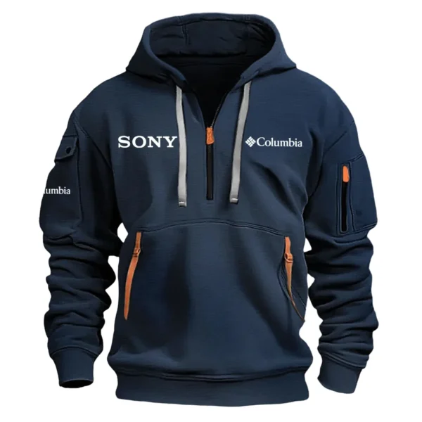 Columbia Sportswear x Sony Gift For Photographers Hoodie Half Zipper Photography BL2611240A2CSSN - Navy