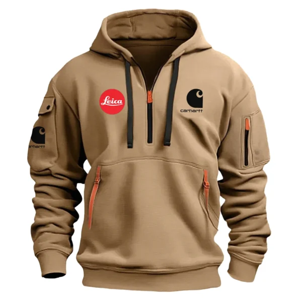 Carhartt x Leica Gift For Photographers Hoodie Half Zipper BL2611240A2CARLC - Khaki