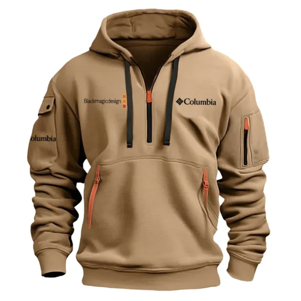 Columbia Sportswear x Blackmagic Design Gift For Photographers Hoodie Half Zipper BL2611240A2CSBMD - Khaki