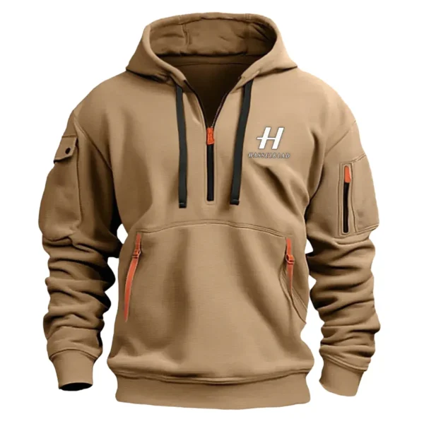 Hasselblad Photography Gift For Photographers Fashion Hoodie Half Zipper BLPV99240AHSBHHZ - Khaki