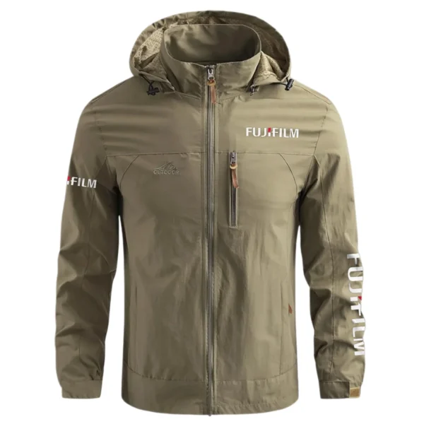Special Release Fujifilm Photography Waterproof Outdoor Jacket Gift For Photographers BLPT2809240A1FJ - Khaki