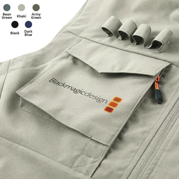 Special Release Blackmagic Design Photography Outdoor Sleeveless Vest Gift For Photographers BLPT2809240A3BD - Khaki - Image 2