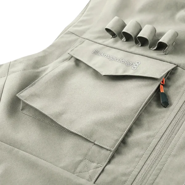 Blackmagic Design Gift For Photographers Photography Outdoor Vest BLPV2710240A1BMD - Khaki - Image 2