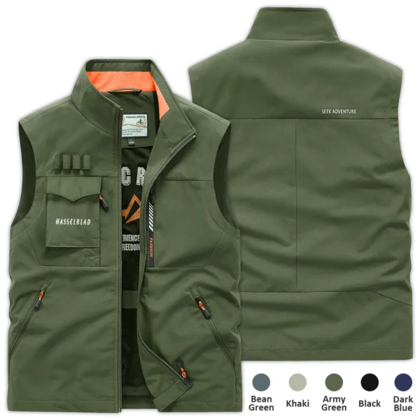 Hasselblad Photography Gift For Photographers Outdoor Vest BLNP1707240A1HSBOSV - ArmyGreen