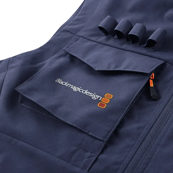 Blackmagic Design Photography Gift For Photographers Outdoor Vest BLNP1707240A1BMDOSV - DarkBlue - Image 2