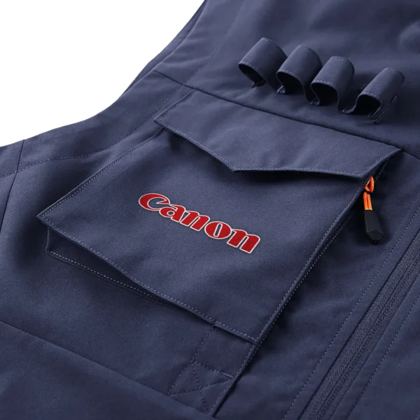 Canon Photography Gift For Photographers Outdoor Vest BLNP1707240A1CNOSV - DarkBlue - Image 2