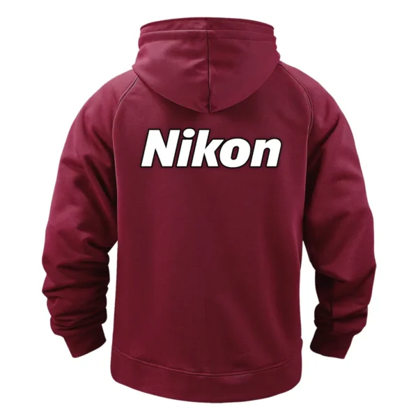 Nikon Photography Gift For Photographers Tactical Quarter Zip Hoodie BLPV99240ANKQZH - WineRed - Image 3