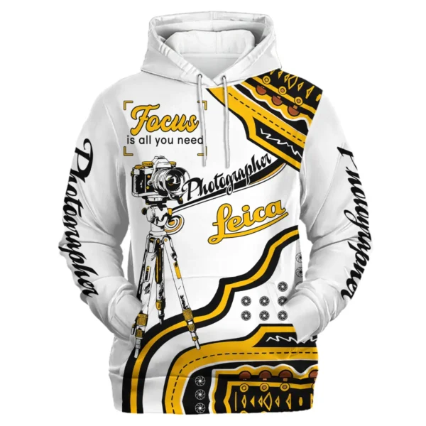 Focus Is All You Need Leica Photography Gift For Photographers All Over Prints BL2610240A1LC - Hoodie - Image 2