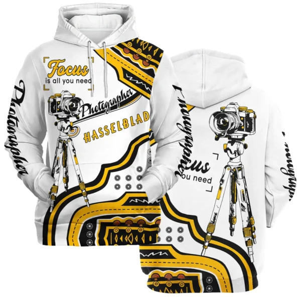 Focus Is All You Need Hasselblad Photography Gift For Photographers All Over Prints BL2610240A1HSB - Hoodie