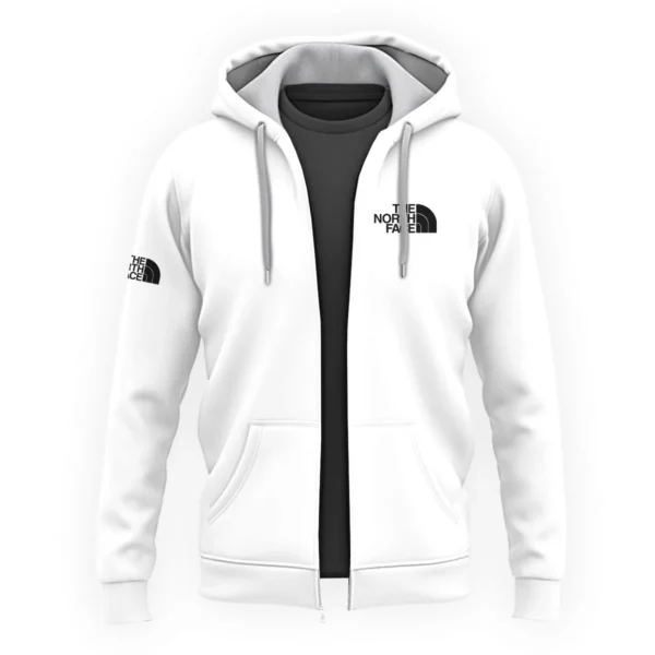 The North Face Outdoor Clothing Brand Gift For Photographers Zipper Hoodie BLBR2911240A4TNF - Image 2