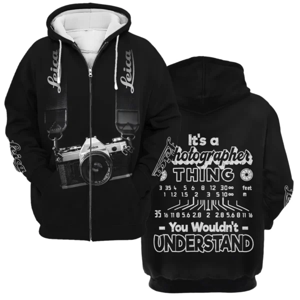 It's A Photographer Thing You Wouldn't Understand Leica Photography Gift For Photographers All Over Prints BL2510240A2LC - Zipper Hoodie