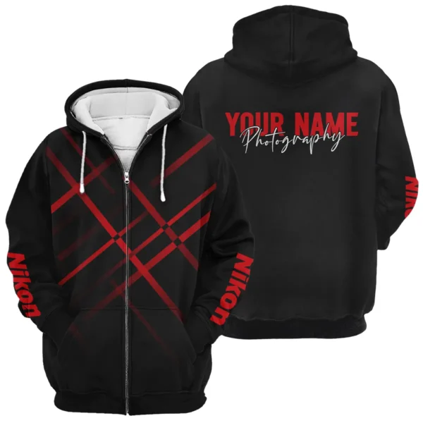 Personalized Gift Custom Name Nikon Camera Photography Gift For Photographers All Over Prints BLPT1011240A1NK1 - Zipper Hoodie