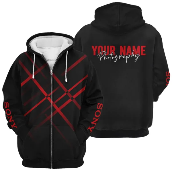 Personalized Gift Custom Name Sony Camera Photography Gift For Photographers All Over Prints BLPT1011240A1SN1 - Zipper Hoodie