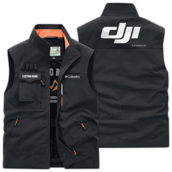 Columbia Sportswear x DJI Gift For Photographers Outdoor Vest Lightweight Regular Fit BL2611240A6CSDJI - Black