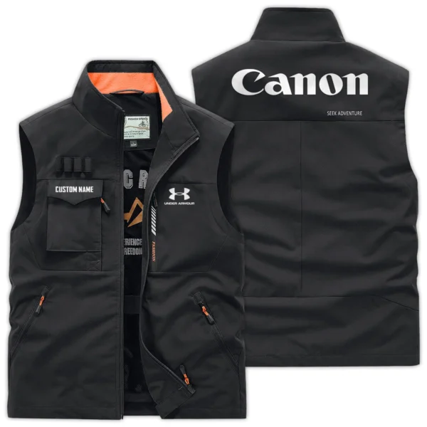 Under Armour x Canon Gift For Photographers Outdoor Vest Lightweight Regular Fit BL2611240A6UACN - Black