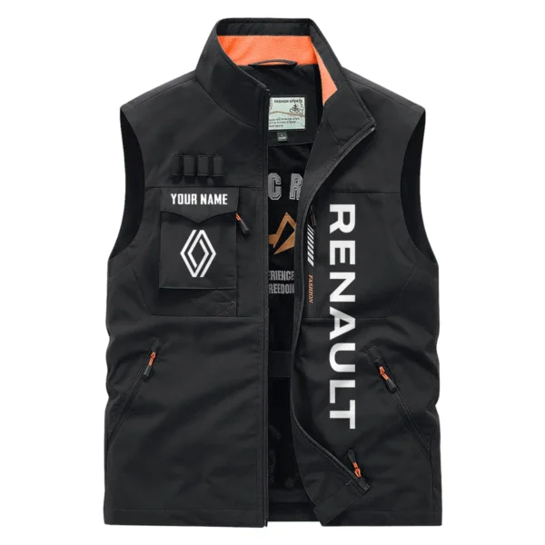 Renault Trucks Gift For Truckers Exclusive Logo Outdoor Vest BLT15225RT - Black