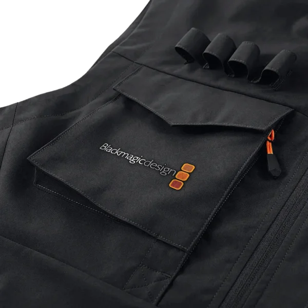 Blackmagic Design Photography Gift For Photographers Outdoor Vest BLPV99240ABMDOSV - Black - Image 2