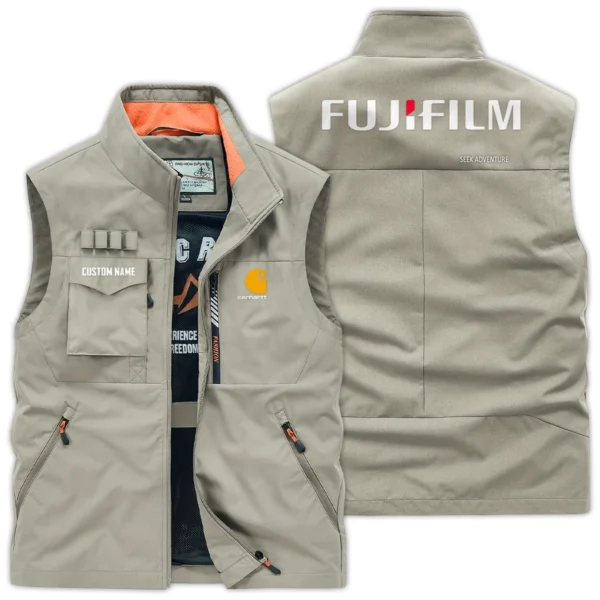 Carhartt x Fujifilm Gift For Photographers Outdoor Vest Lightweight Regular Fit BL2611240A6CARFJF - Khaki