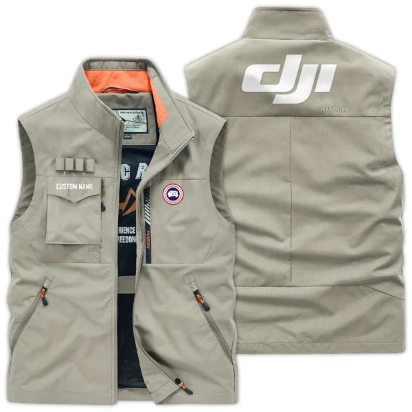 Canada Goose x DJI Gift For Photographers Outdoor Vest Lightweight Regular Fit BL2611240A6CGDJI - Khaki