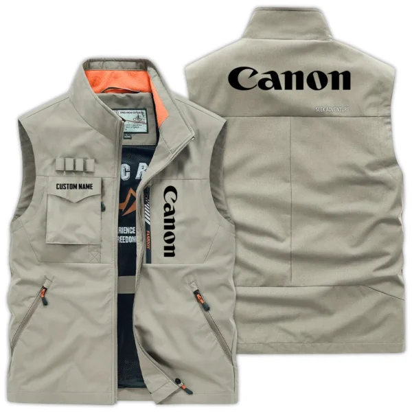 Canon Photography Gift For Photographers Outdoor Vest BLPT212240A2CN - Khaki