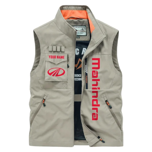 Mahindra Gift For Truckers Exclusive Logo Outdoor Vest BLT15225MHD - Khaki