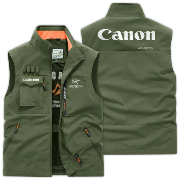 Arc'teryx x Canon Gift For Photographers Outdoor Vest Lightweight Regular Fit BL2611240A6ATRCN - ArmyGreen