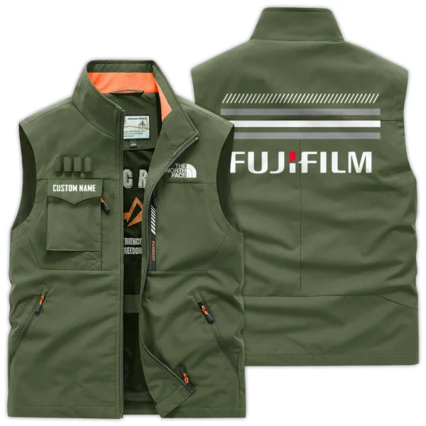 The North Face x Fujifilm Special Release Outdoor Vest Lightweight Regular Fit BL3325A1TNFFJF - ArmyGreen
