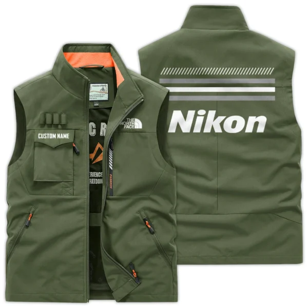 The North Face x Nikon Special Release Outdoor Vest Lightweight Regular Fit BL3325A1TNFNK1 - ArmyGreen