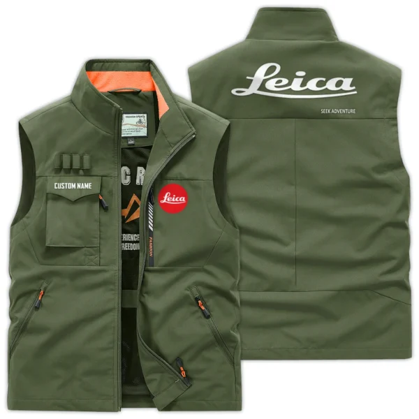 Leica Photography Gift For Photographers Outdoor Vest BLPT212240A2LC - ArmyGreen