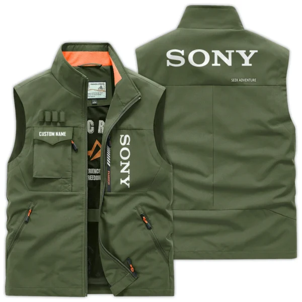 Sony Photography Gift For Photographers Outdoor Vest BLPT212240A2SN - ArmyGreen