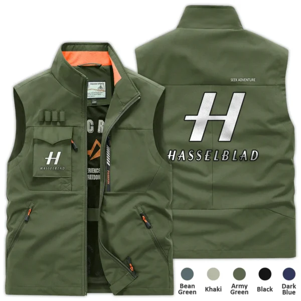 Hasselblad Photography Gift For Photographers Outdoor Vest BLPV99240AHSBOSV - ArmyGreen