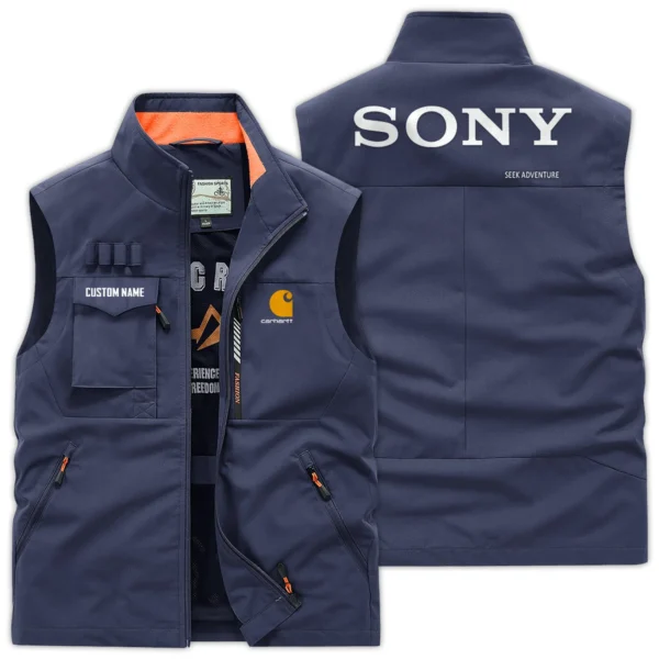 Carhartt x Sony Gift For Photographers Outdoor Vest Lightweight Regular Fit BL2611240A6CARSN - DarkBlue