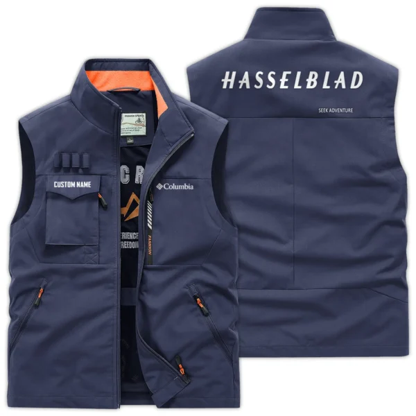 Columbia Sportswear x Hasselblad Gift For Photographers Outdoor Vest Lightweight Regular Fit BL2611240A6CSHSB - DarkBlue