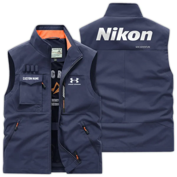 Under Armour x Nikon Gift For Photographers Outdoor Vest Lightweight Regular Fit BL2611240A6UANK - DarkBlue