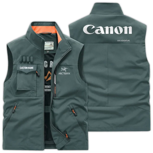 Arc'teryx x Canon Gift For Photographers Outdoor Vest Lightweight Regular Fit BL2611240A6ATRCN - BeanGreen