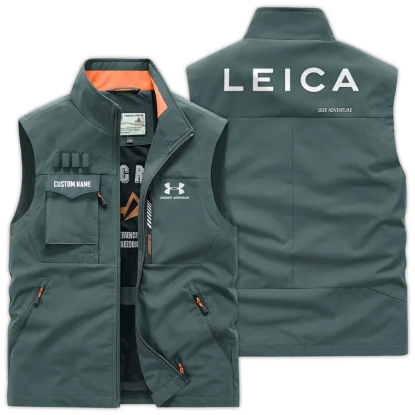 Under Armour x Leica Gift For Photographers Outdoor Vest Lightweight Regular Fit BL2611240A6UALC - BeanGreen
