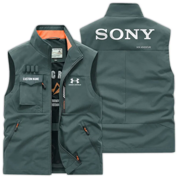 Under Armour x Sony Gift For Photographers Outdoor Vest Lightweight Regular Fit BL2611240A6UASN - BeanGreen