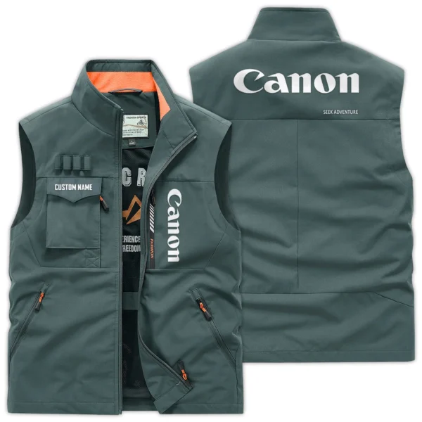 Canon Photography Gift For Photographers Outdoor Vest BLPT212240A2CN - BeanGreen