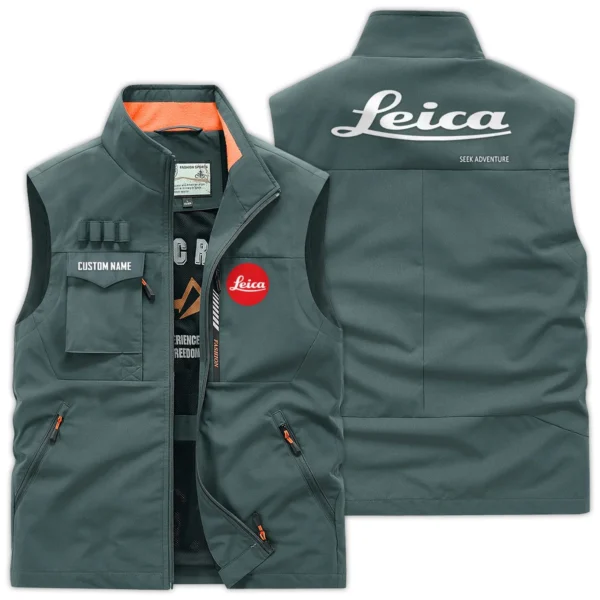 Leica Photography Gift For Photographers Outdoor Vest BLPT212240A2LC - BeanGreen