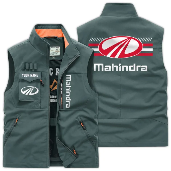 Mahindra Gift For Truckers Exclusive Logo Outdoor Vest BLT14225MHD - BeanGreen