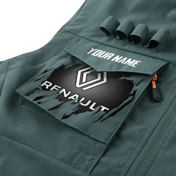 Renault Trucks Gift For Truckers Exclusive Logo Outdoor Vest BLT4225RT - BeanGreen - Image 2