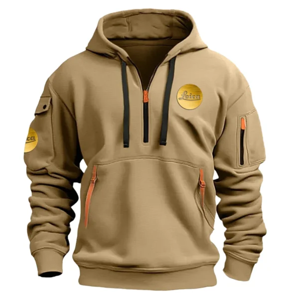 Special Release Leica Photography Hoodie Half Zipper Gift For Photographers BLPT2710240A2LC - Khaki